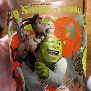 Set of four Shrek the third glasses